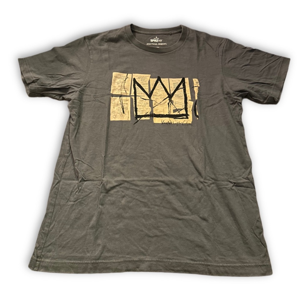 Jean Michel Basquiat x Uniqlo SPRZ NY Graffiti Art Shirt Size M